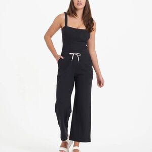Black Vuori Pose Jumpsuit